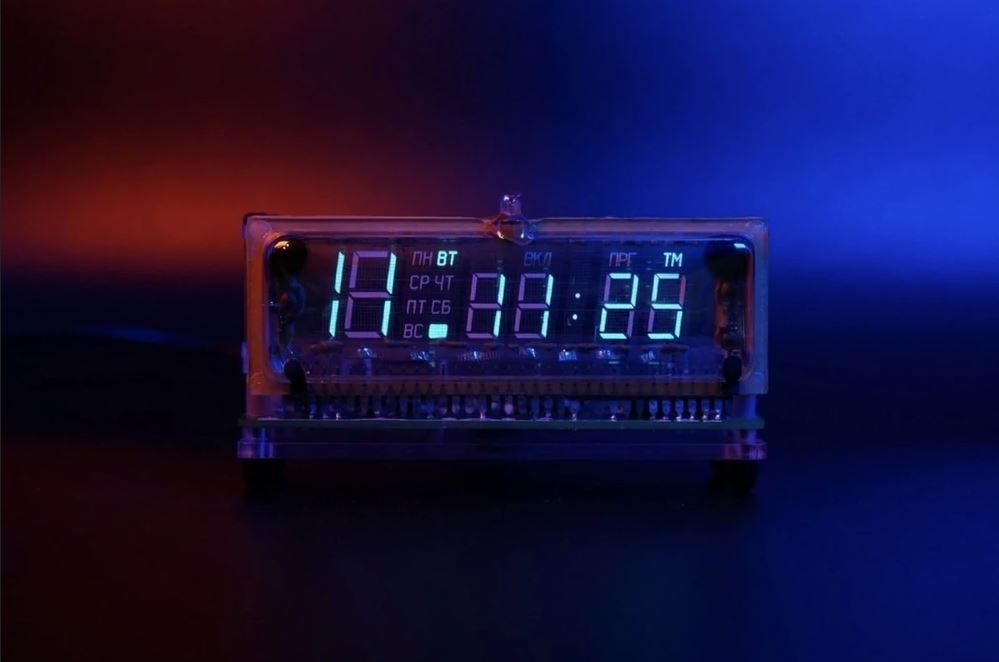VCK 0658 VIM3-5/7 Vacuum Fluorescent Electronic Clock – LGL Studio