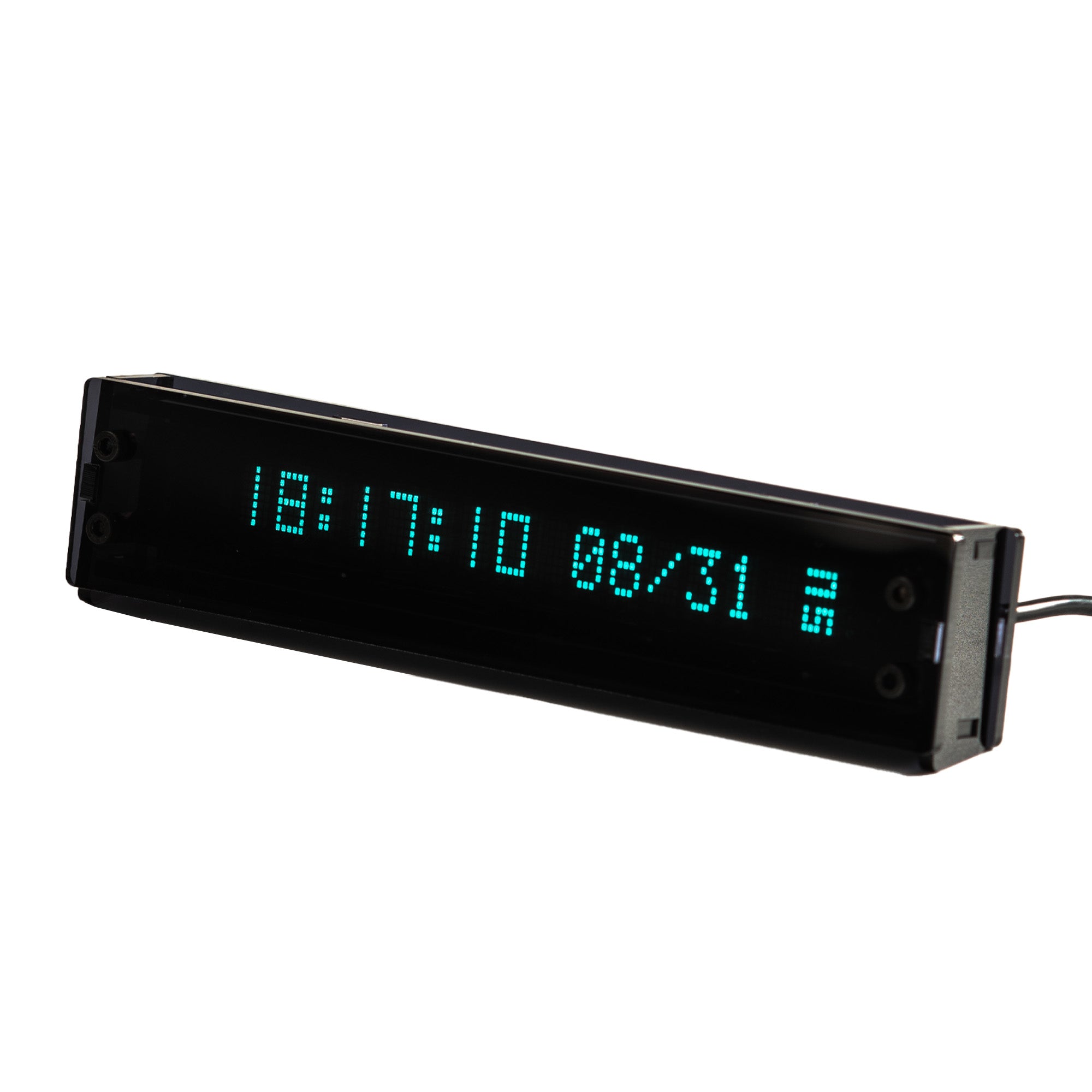 VCK 16 VFD Uhr | Punktmatrix-Vakuum-Fluoreszenzanzeige Tischuhr