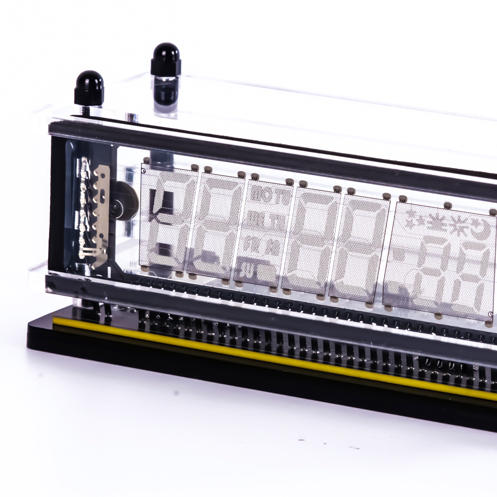 VCK-0658-A Vacuum Fluorescent Electronic Clock (Black Base Board)