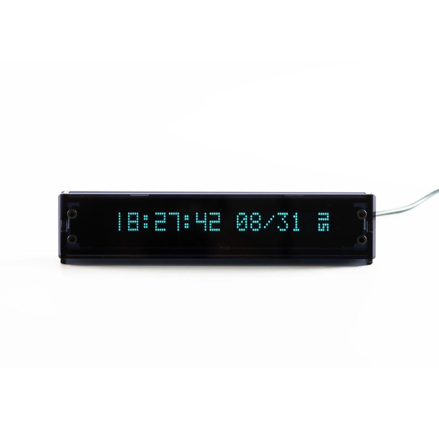 VCK 16 VFD Uhr | Punktmatrix-Vakuum-Fluoreszenzanzeige Tischuhr