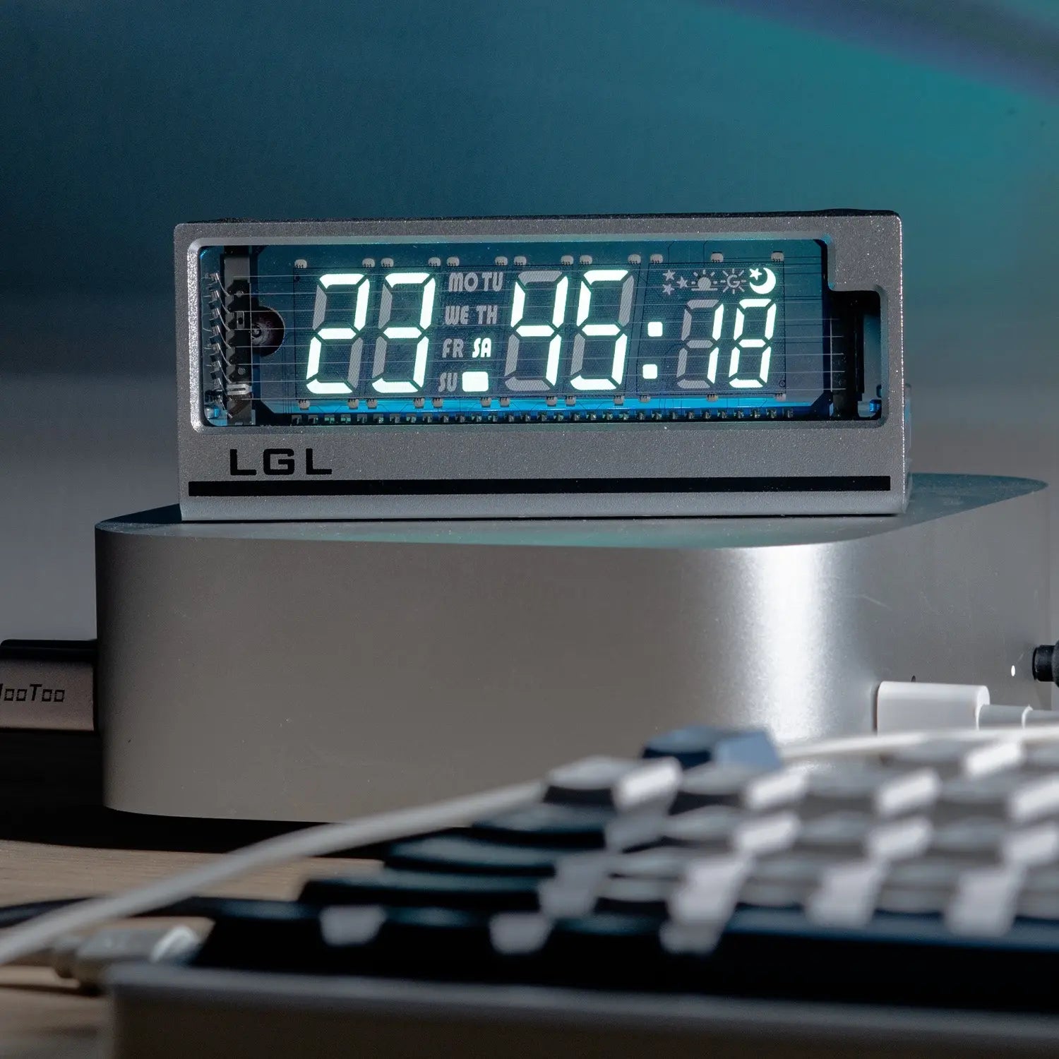 VCK 0658-L | VFD Desk Clock | LGL Studio