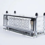 LGL Studio INB-06MM58T | 6-Digit VFD Desk Clock — Acrylic Edition