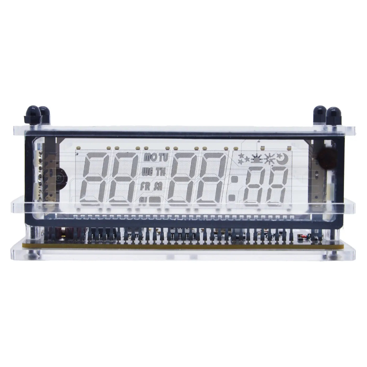 LGL Studio INB-06MM58T VFD Clock | Acrylic 6-Digit VFD Desk Clock
