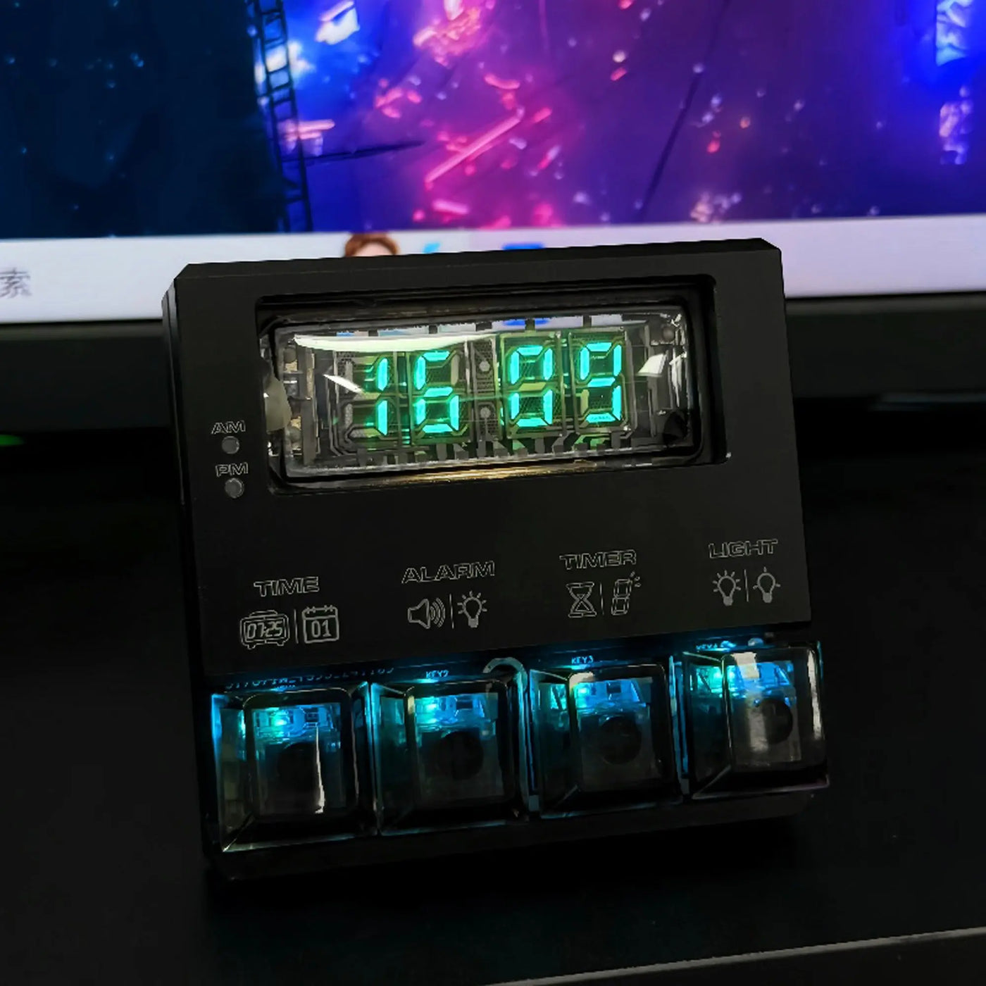 IVL2-7/5 VFD Clock | Soviet Vacuum Fluorescent Tube Desk Clock