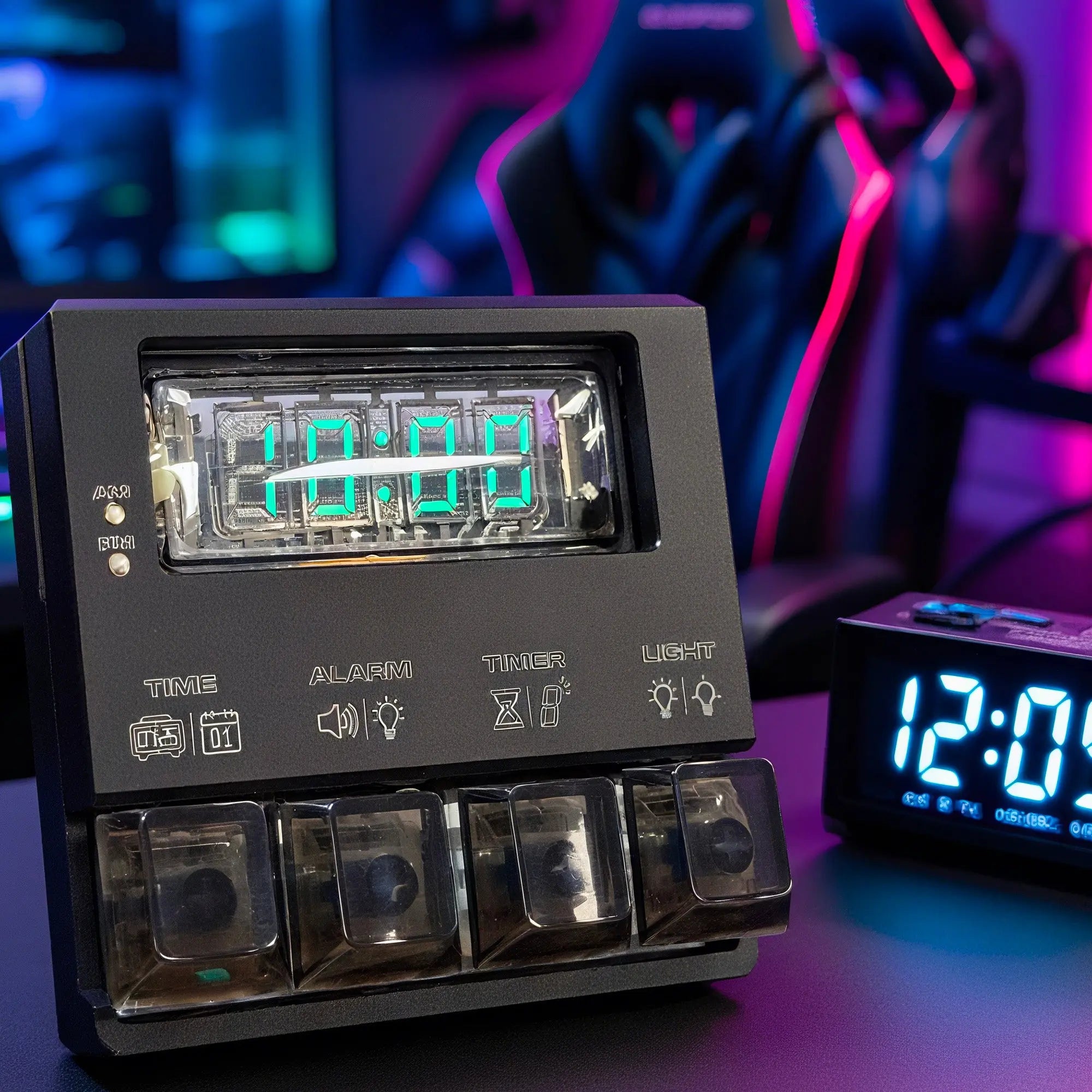 IVL2-7/5 VFD Clock | Soviet Vacuum Fluorescent Tube Desk Clock
