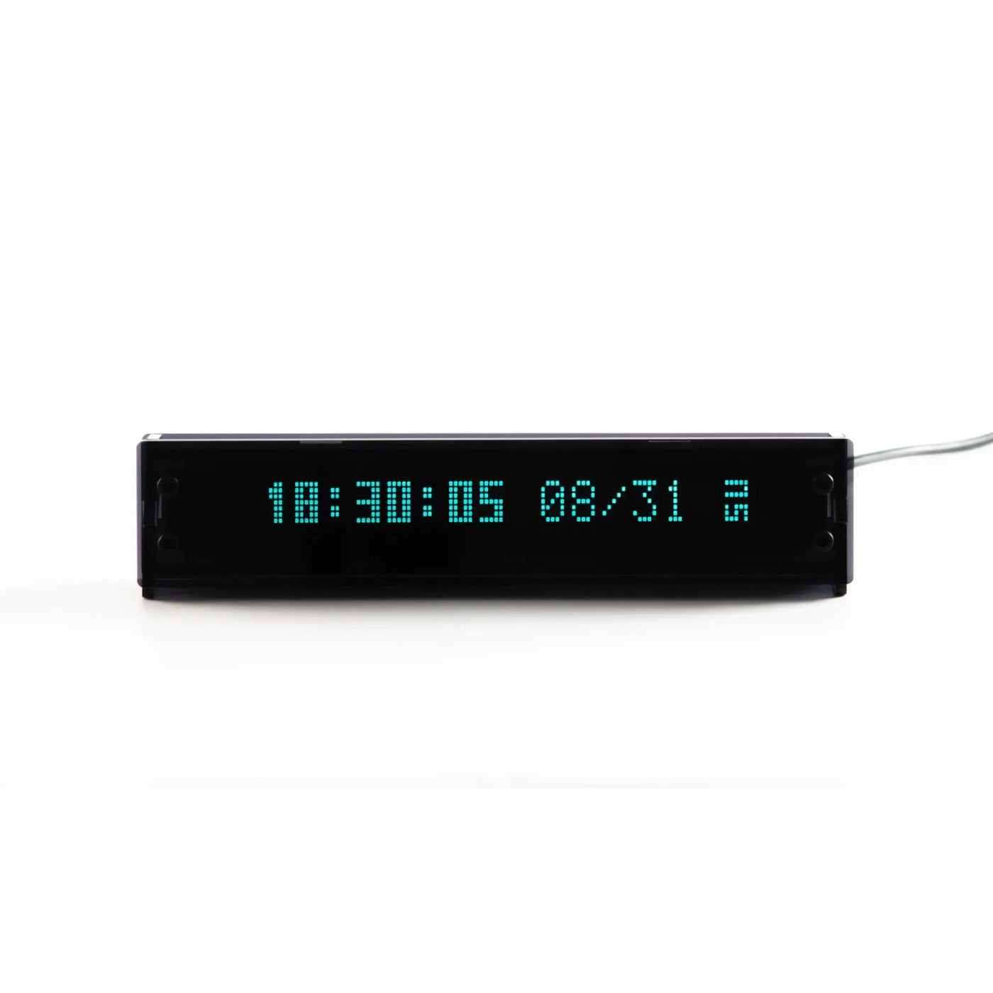 VCK 16 VFD Clock | Dot Matrix Vacuum Fluorescent Display Desk Clock