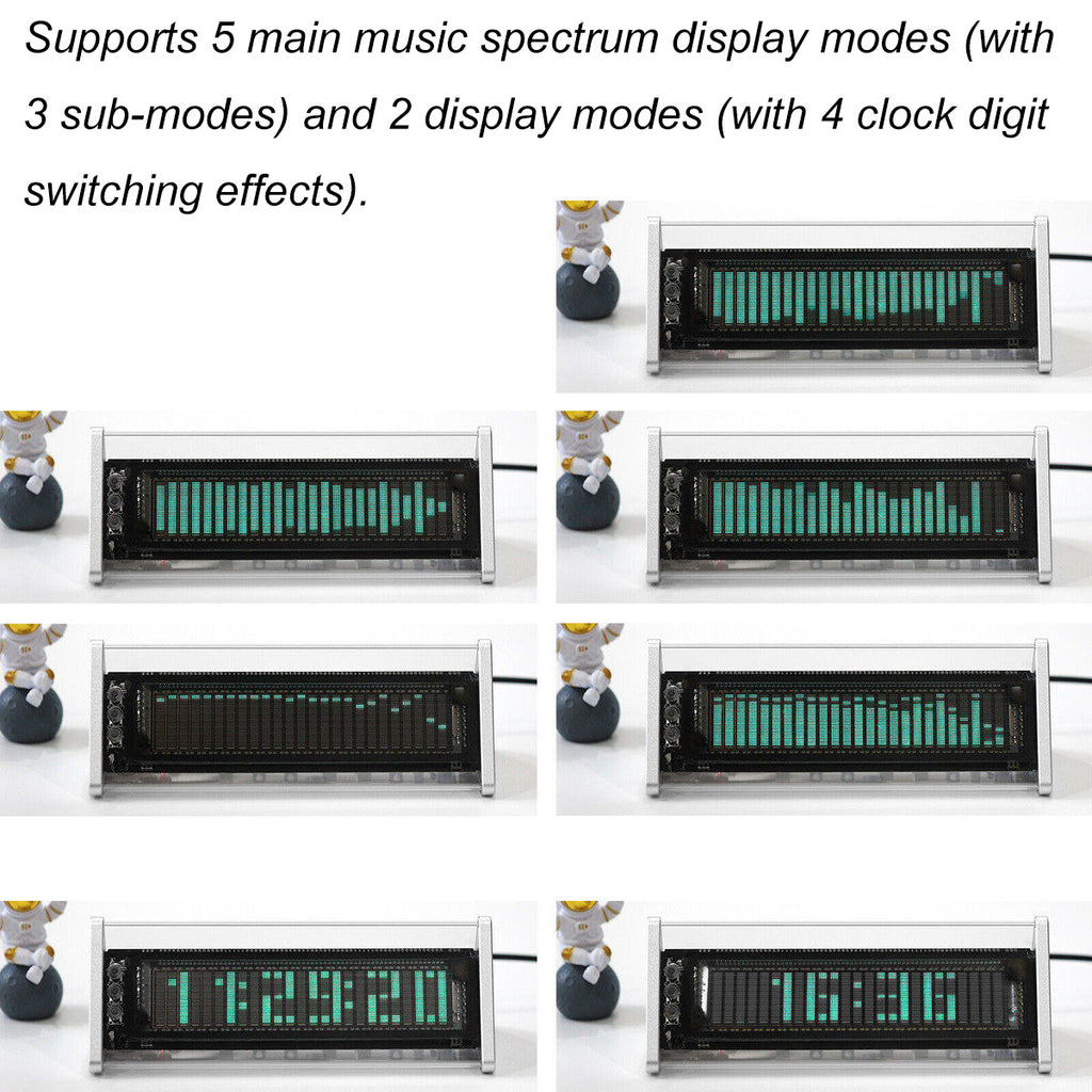A Multifunctional VFD Music Spectrum Display