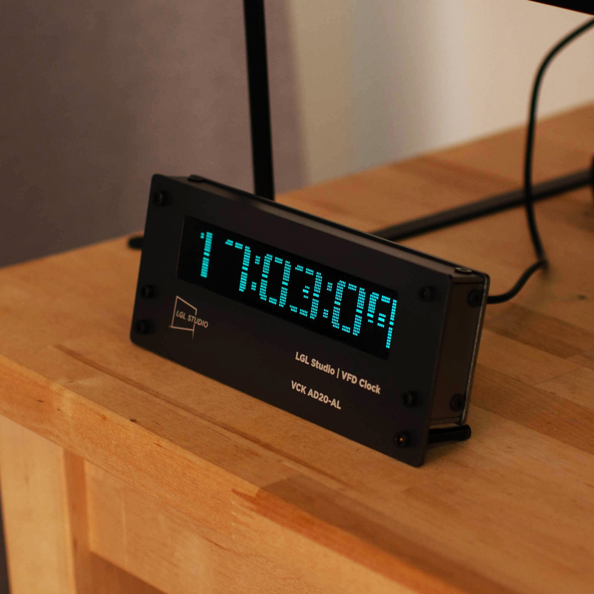 VCK-AD20-AL Vacuum Fluorescent Electronic Clock