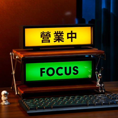 "FOCUS" LED Desk Sign