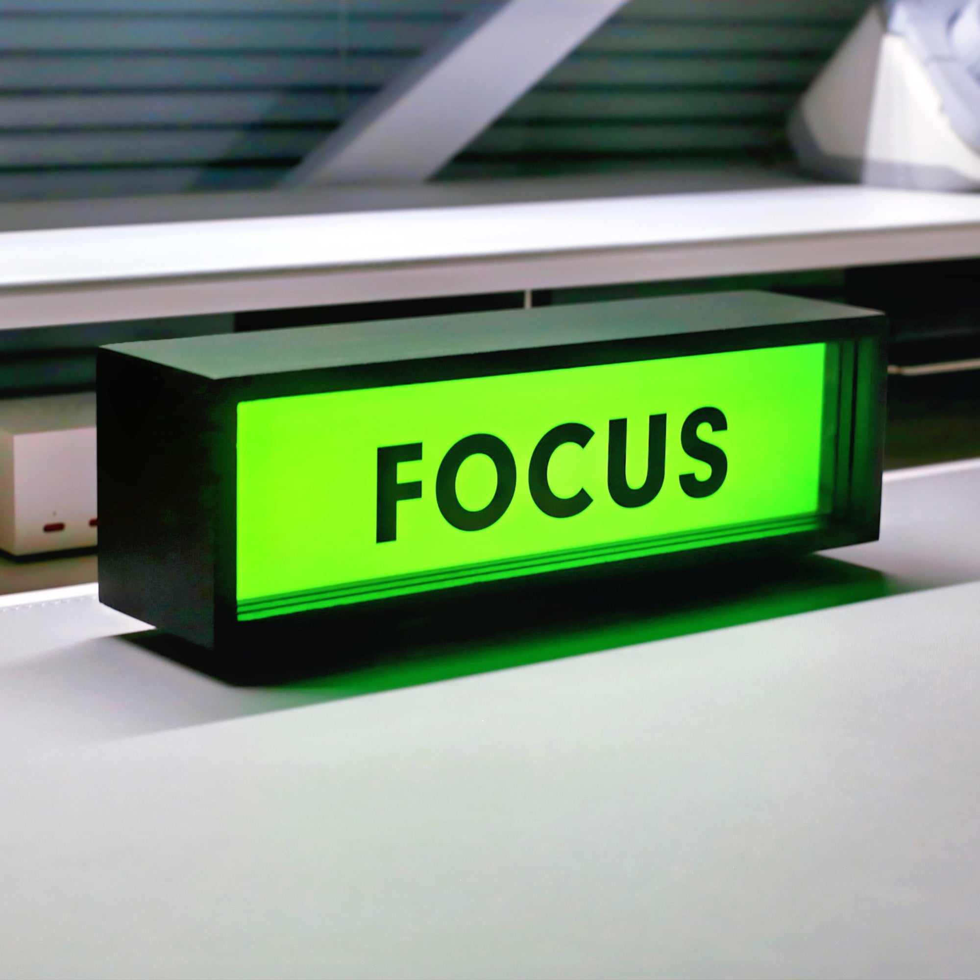 "FOCUS" LED Desk Sign