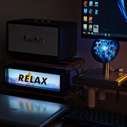 "RELAX" LED Desk Sign