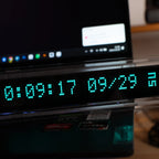 VCK 16 VFD Clock – 16-Digit Vacuum Fluorescent Desk Clock | LGL Studio