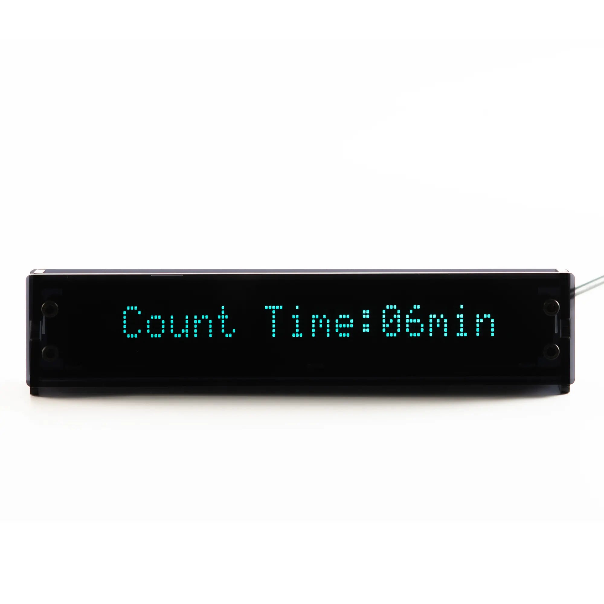 VCK 16 VFD Clock – 16-Digit Vacuum Fluorescent Desk Clock | LGL Studio